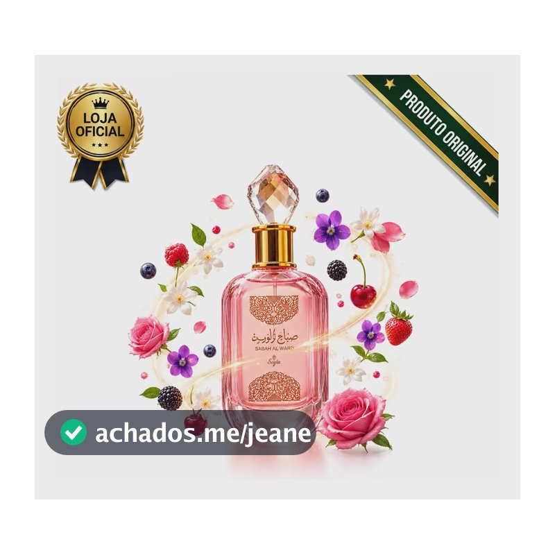 Perfume Sabah Al Ward Sugar Al Wataniah 100ml Original