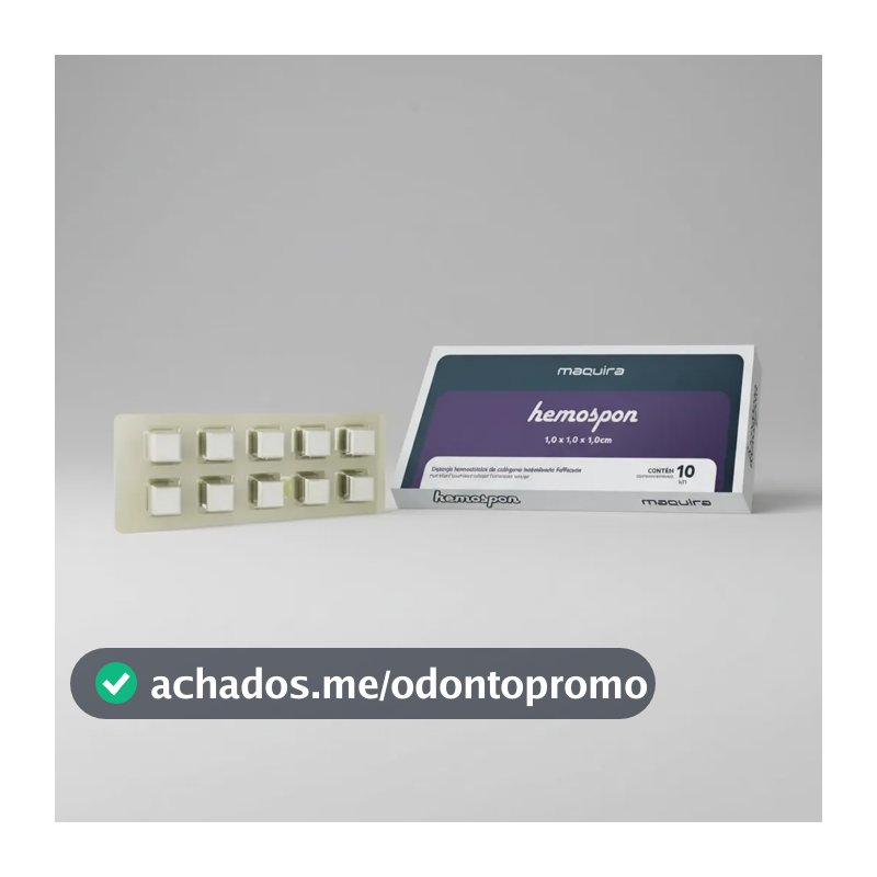 Hemospon Esponja De Colágeno Hemostática 10 Un