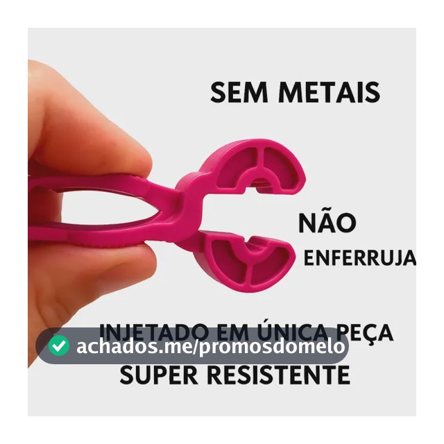 Kit 24 Prendedor Multiuso Roupa Premium Cores Design Alemao