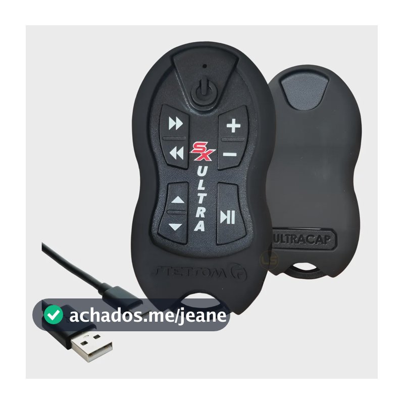 Controle Longa Distancia Stetsom Sx Ultra Universal Novo Preto