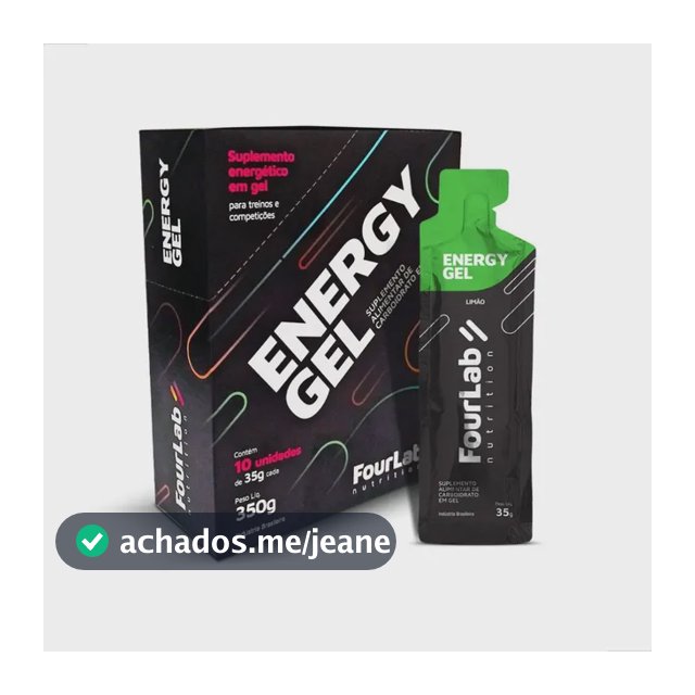 Gel Carboidrato Fourlab Cx 10 Saches 35g Energy Carbogel