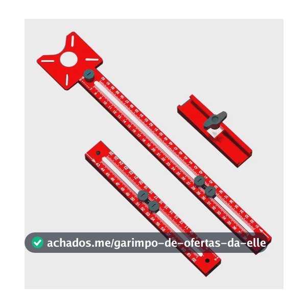 Gabarito Para Tupia Corte Circular E Reto Em Alumínio 61cm 0