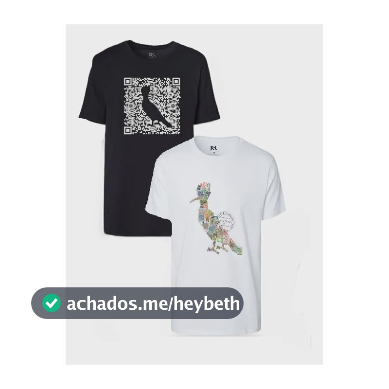 Kit 2 Camisetas Algodão Estampa Pica-pau Reserva Branco P