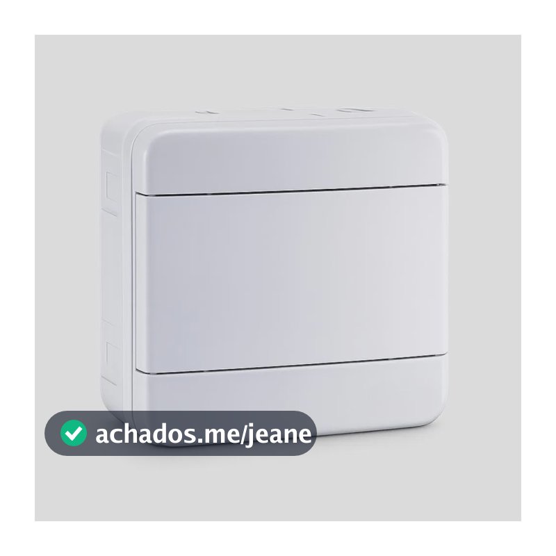 Quadro Distribuicão 4 Disjuntores Din Br Sobrepor Forceline