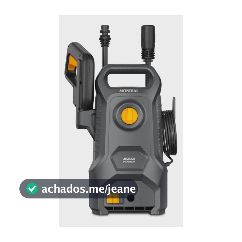 Lavadora De Alta Pressão Aqua Power Mondial Preto 1400w Lap-04-gy