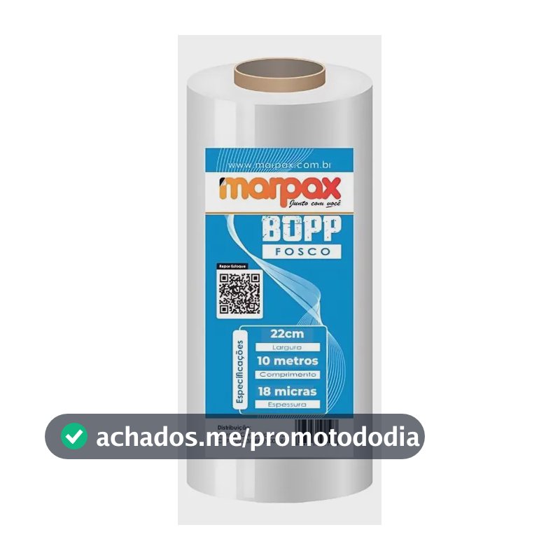 Bopp Fosco Para Laminação Bobina A4 22cmx10m Marpax 1un