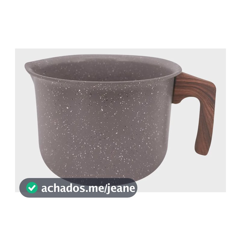 Leiteira Fervedor 14cm 1,5l Antiaderente Mimo Style Cook Cor Grafito