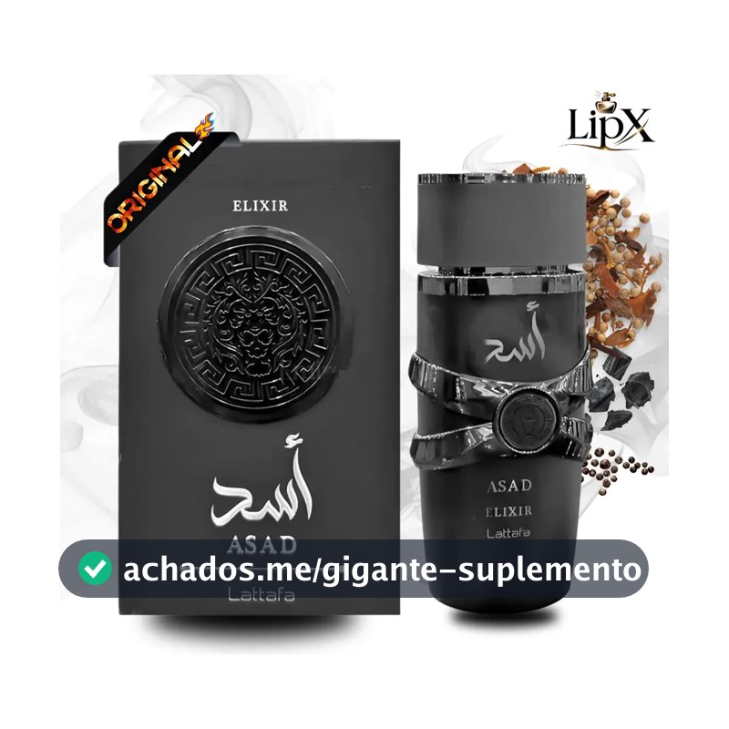 Perfume Asad Elixir 100ml Eau De Parfum Original Edp Lançamento 2026