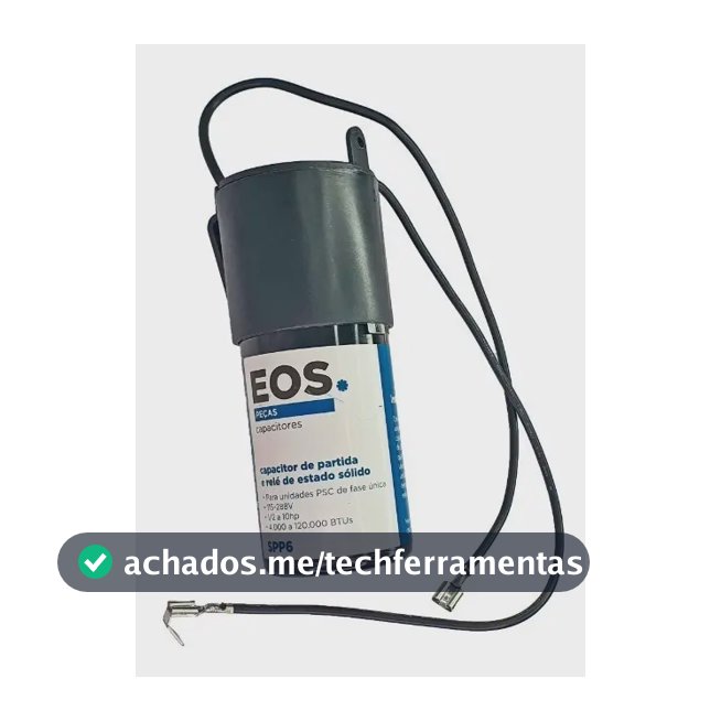 Kit Start Capacitor Partida Destravar Compressor Ar Split