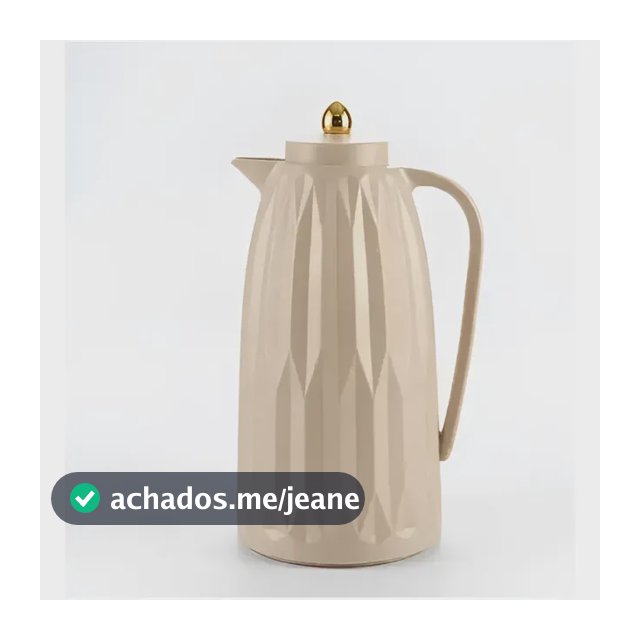 Térmica De Luxo Garrafa 1 Litro Com Ampola De Vidro Chá Café