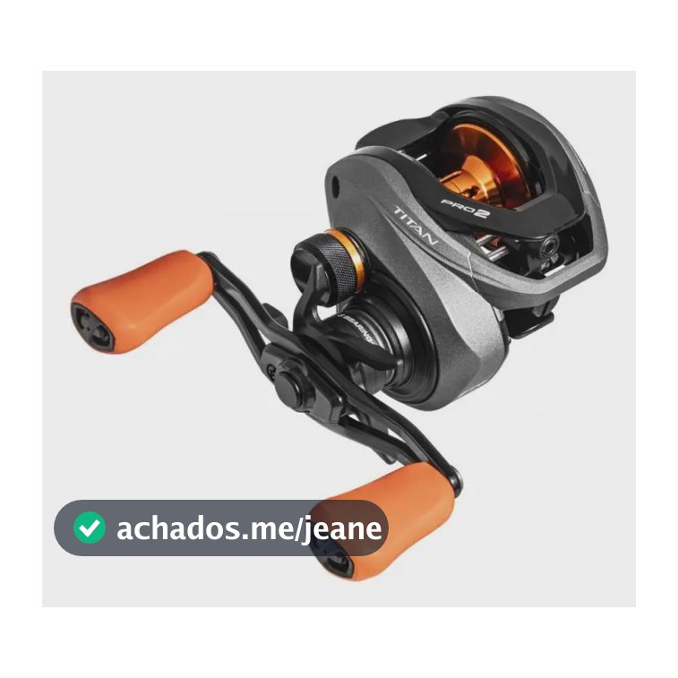 Carretilha Marine Sports Titan Pro 2 8000 Cor Cinza/Laranja Lado da manivela Direito