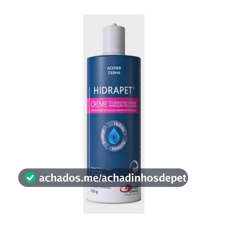 Loção Hidrapet Agener União - 500g Neutra