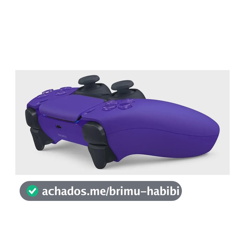 Controle Sem Fio Dualsense Para Playstation 5 Sony Galactic Purple