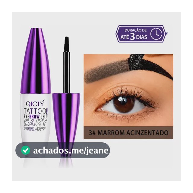 Gel Para Sobrancelhas À Prova D'água Peel Off Longa Fixação