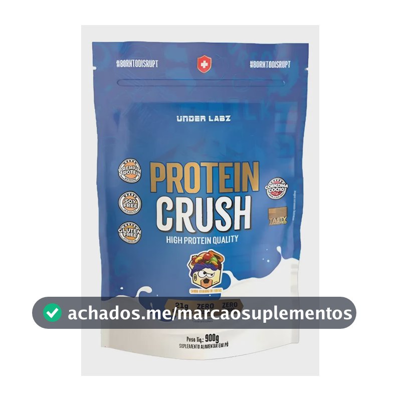 Whey Protein Crush Under Labz 21g De Proteina 900g Sabor Dulce de Leche