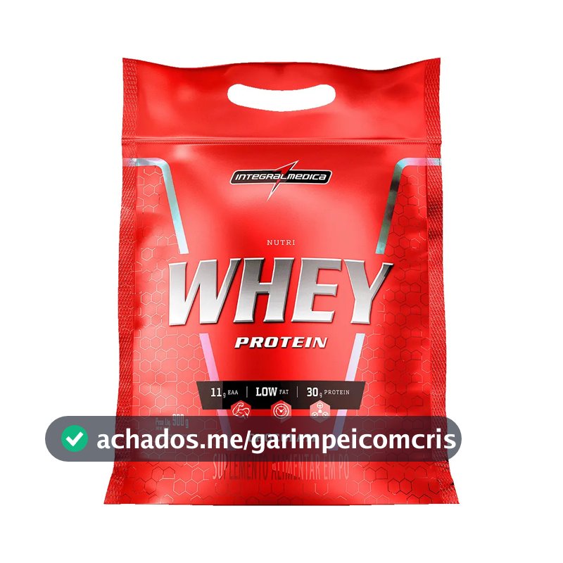 Nutri Whey Protein Pouch Chocolate 900g Integralmédica