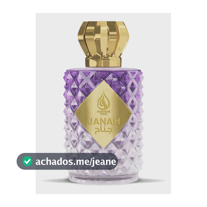 Perfume Mawwal Janah 100ml Oriental Frutado Árabe Bergamota Sândalo