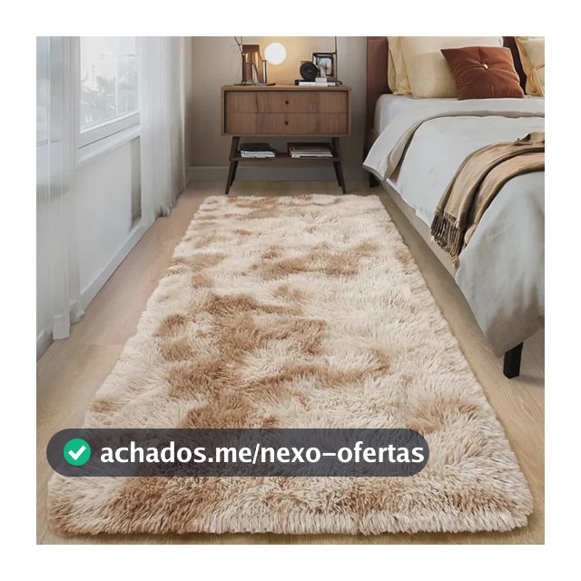 Tapete Passadeira 2,00x0,60 Quarto Corredor Felpudo Peludo