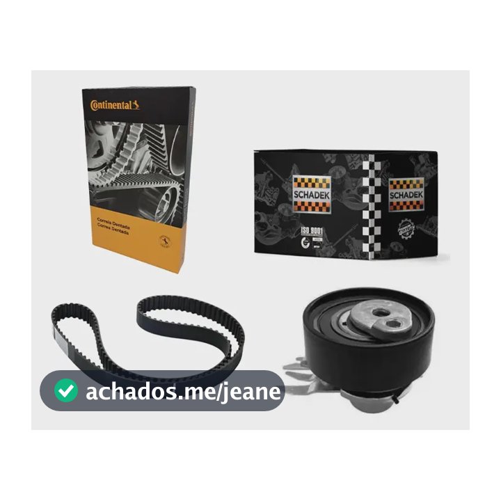 Kit Correia Dentada E Tensor Gol G4 G5 G6 1.0 Vw Continental
