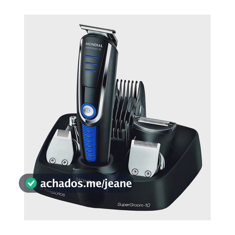 Aparador De Pelos Super Groom 10 Mondial 6w Bivolt BG-03