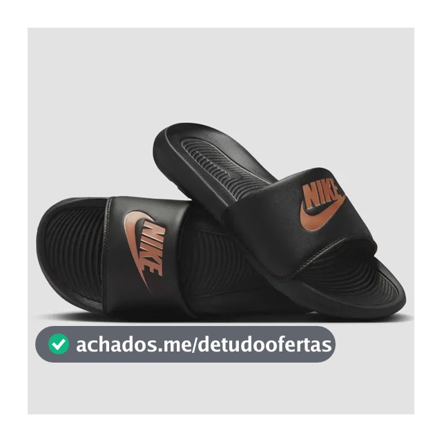 Chinelo Nike Victori One Preto