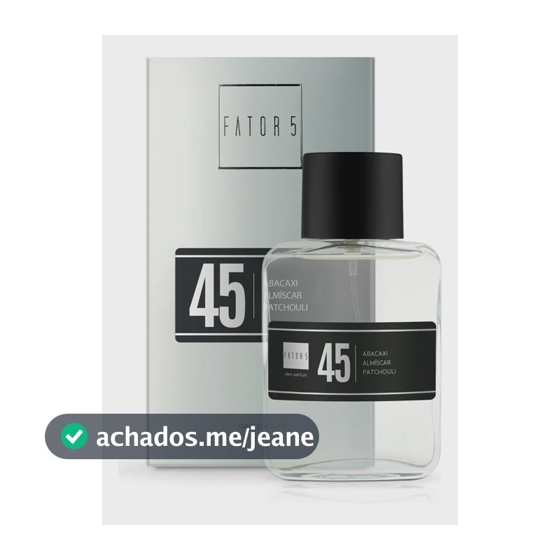Perfume Masculino Premium 45 Abacaxi Almiscar Patchouli
