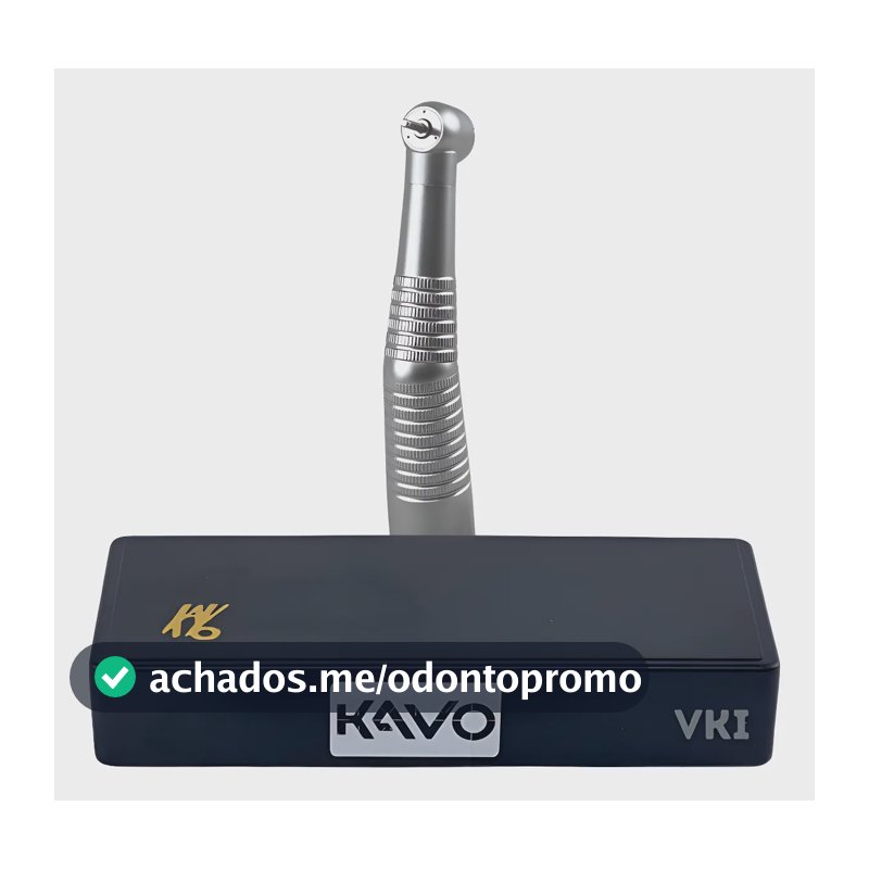 Caneta Kavo Alta Rotacao 636 Push Buttom Sem Led Dentista Prateado