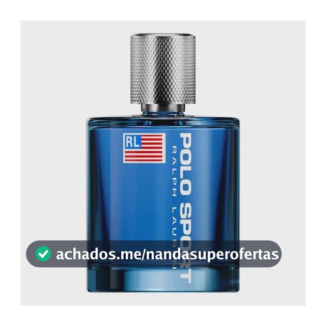 Perfume Masculino Aromático Cítrico Fresco e Energizante, Eau de Toilette Polo Sport Ralph Lauren 100ml