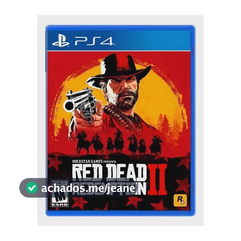 Red dead Redemption 2 - PS4 Mídia Física Lacrado