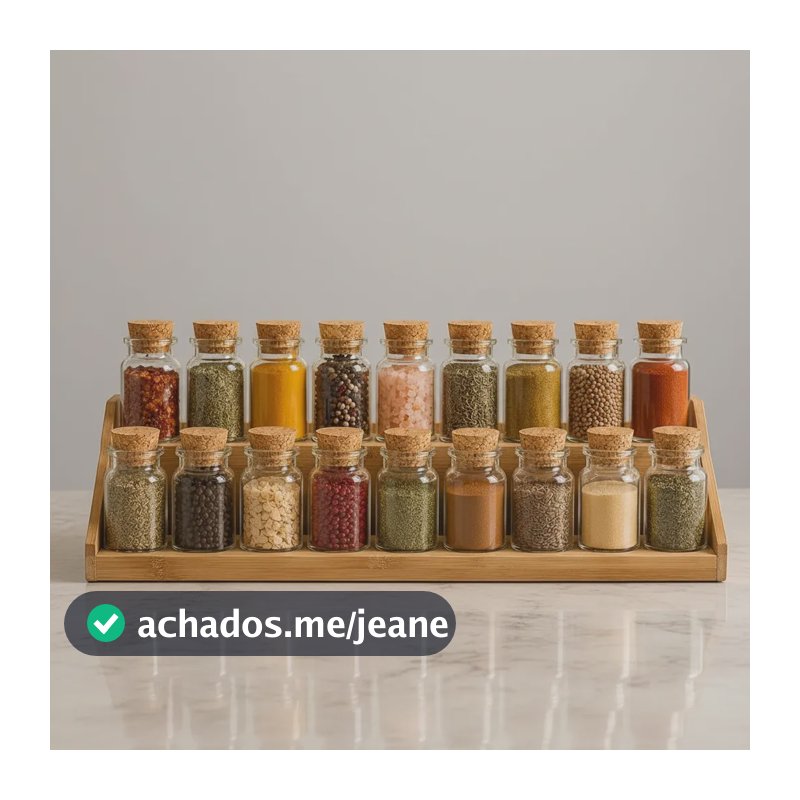 Kit 18 Potes De Vidro Com Rolha Tempero Lembrancinha 60ml Transparente