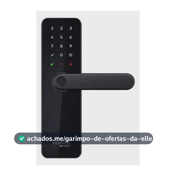 Fechadura Inteligente De Embutir Com Maçaneta Mfr 3000 V Intelbras