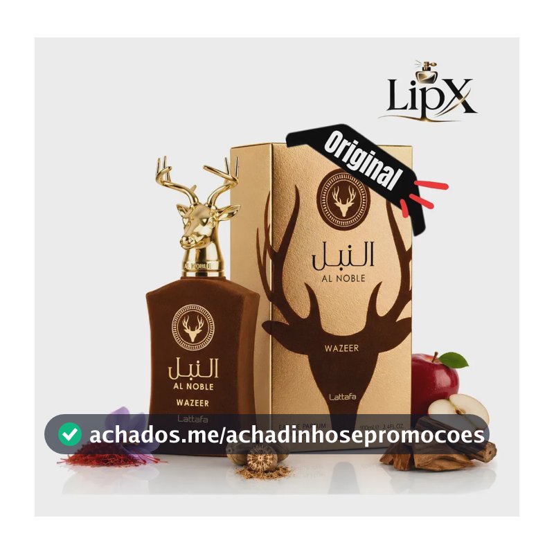 Perfume Árabe Lattafa Al Noble Wazeer Edp 100ml Masculino
