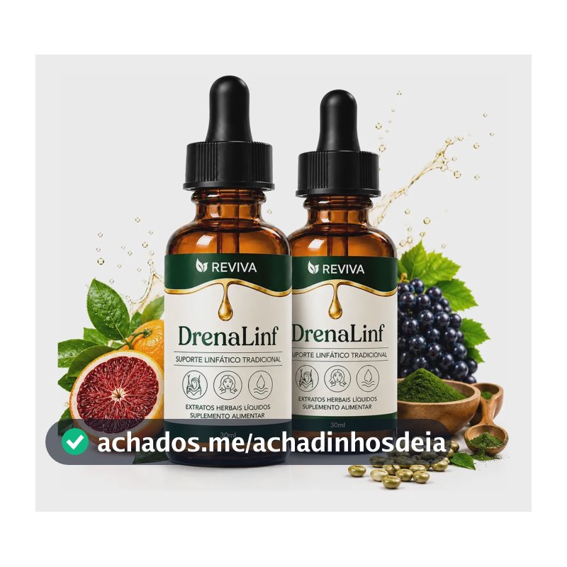 2 Drenalinf 30 Ml  Fórmula Importada | Envio Full Suplemento Para Drenagem Linfática