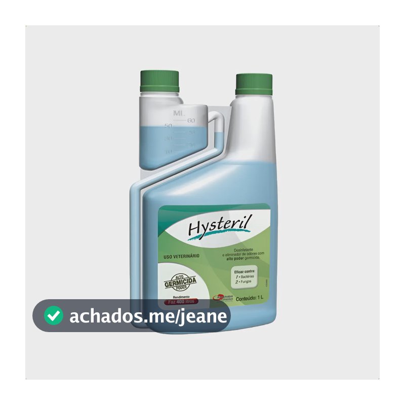 Hysteril Desinfetante Eliminador De Odor 1l Agener União