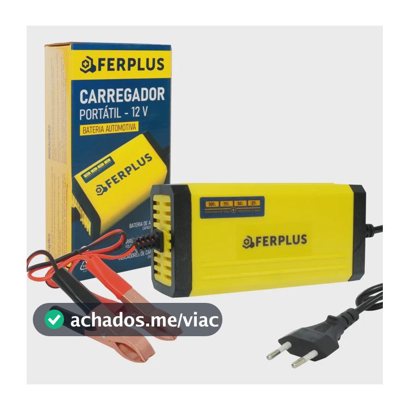 Carregador 12v 24w Bivolt 2a Moto Carro Inteligente