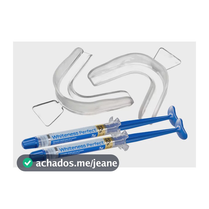 2 Gel Dental Clareador Sorriso Mais Branco 22