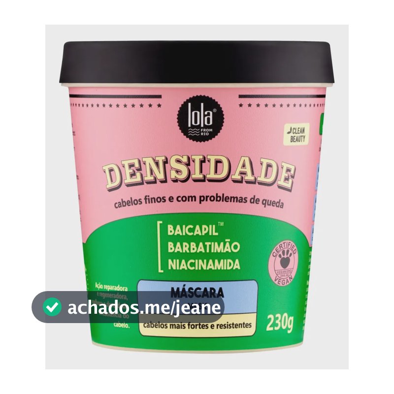 Densidade Máscara Capilar 230gr - Lola Cosmetics