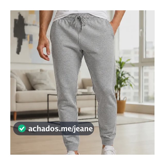 Calça Moletom Masculina Academia Fitnes Treino Frio Inverno