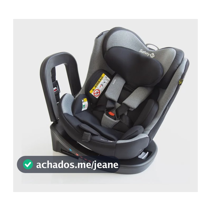 Cadeirinha Safety 1st, i-NXT, 0 a 36kg, com Giro 360° e Isofix, Grey Urban