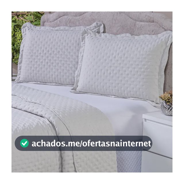 Kit Cobre Leito King Size 3 Peças Colcha Dupla Face 400 Fios