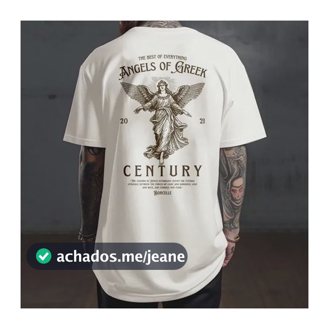 Camiseta Oversized Camisa Masculina Street Algodão Premium