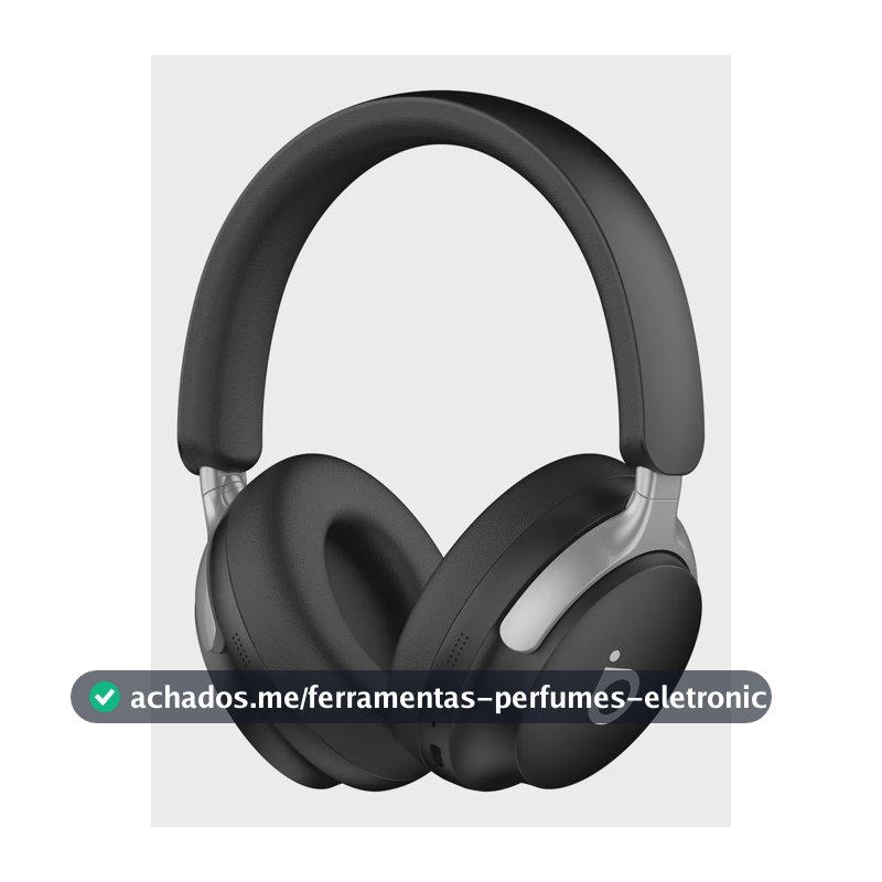 Headphone Bluetooth 5.4 Com Anc+Enc 40h Bateria Basike Fone Headset Bluetooth Com Microfone Hi-fi Estéreo Para iPhone Samsung Xiaomi Motorola Preto