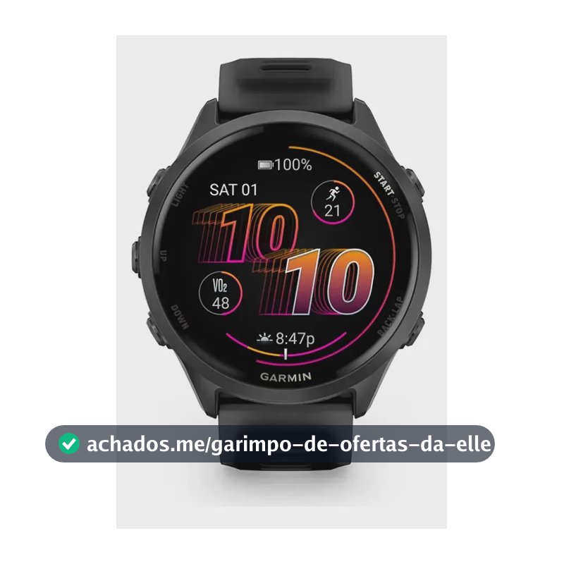 Garmin Forerunner 570 47mm Cinza Ardósia E Translúcido/preto Cinza Ardósia E Translúcido/preto