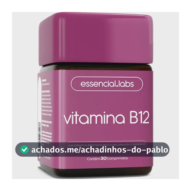 VITAMINA B12 Metilcobalamina - Fórmula com Máxima Pureza e Concentração - 30 Doses