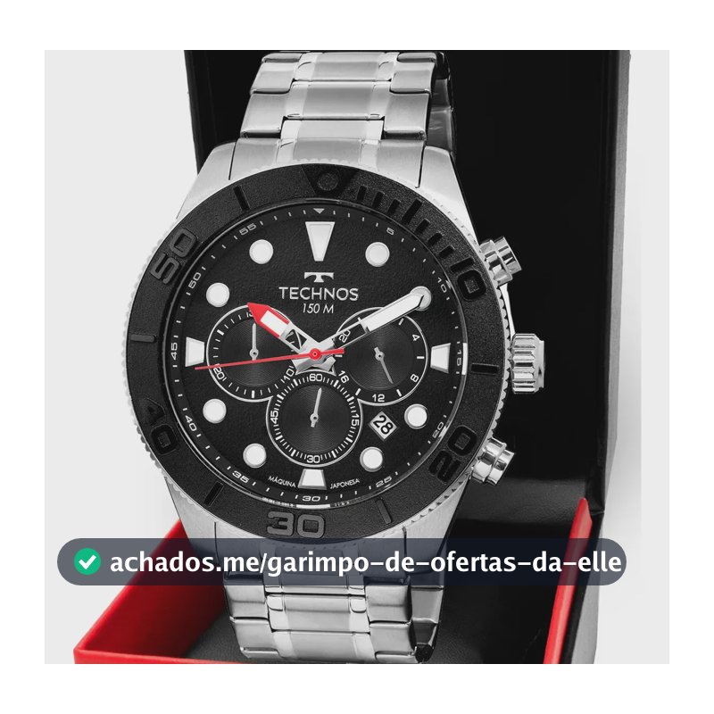 Relógio Technos Masculino Acqua Troca Pulseira Js25bcj/t1p