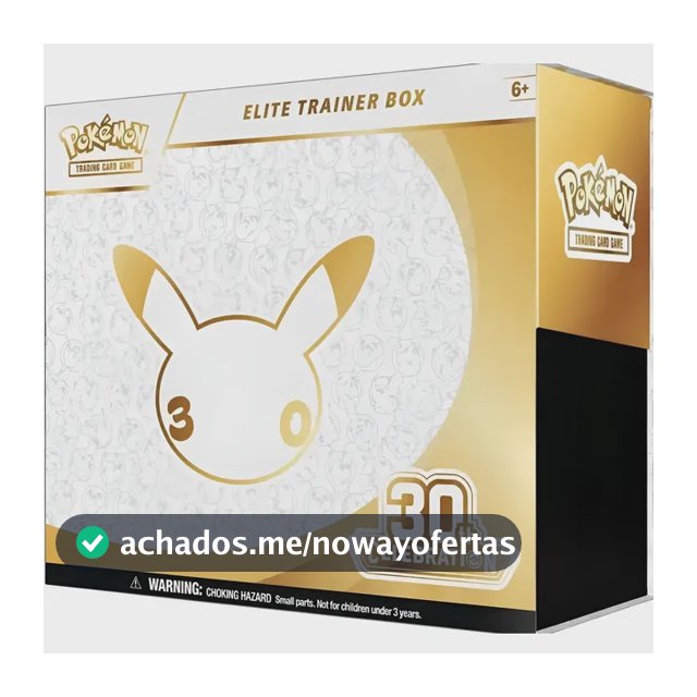 Etb Pokémon Celebração 30 Anos Treinador Avançado Inglês Tcg