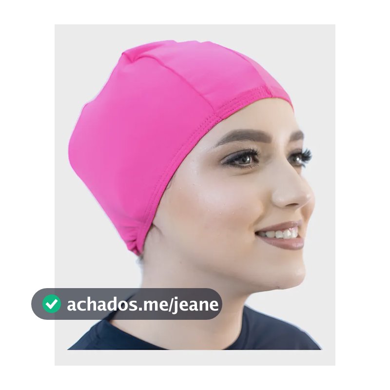 Touca Para Natação E Hidroginástica Adulto Unisex Em Tecido