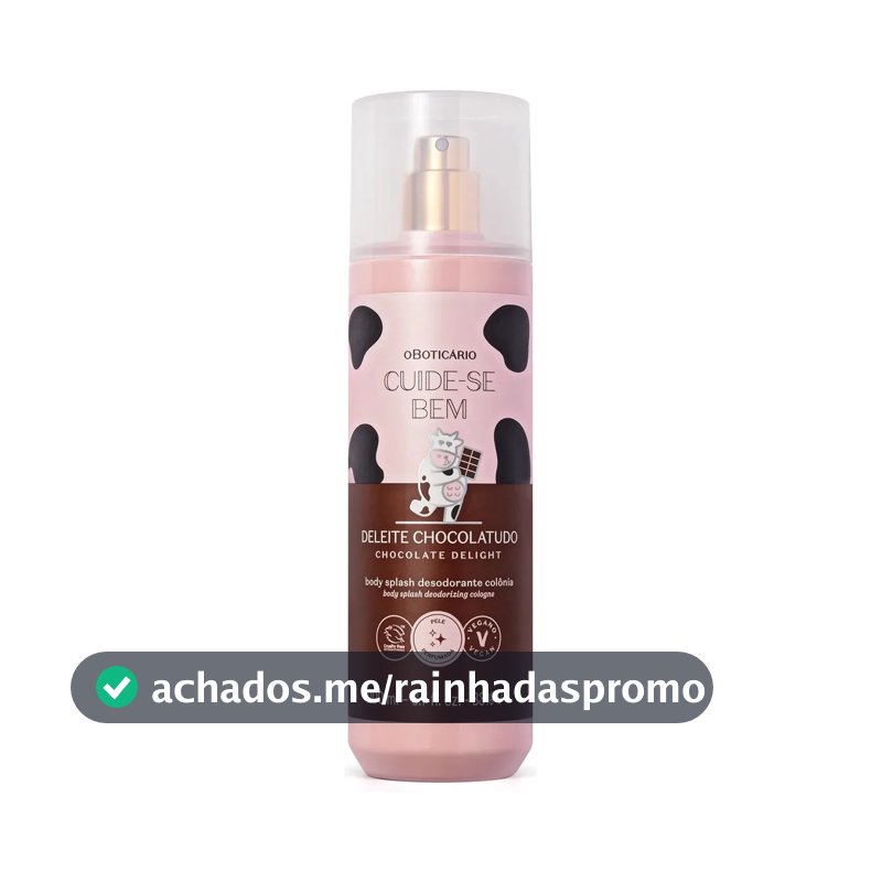 O Boticário Cuide-se Bem Body Splash Deleite Chocolatudo 200ml