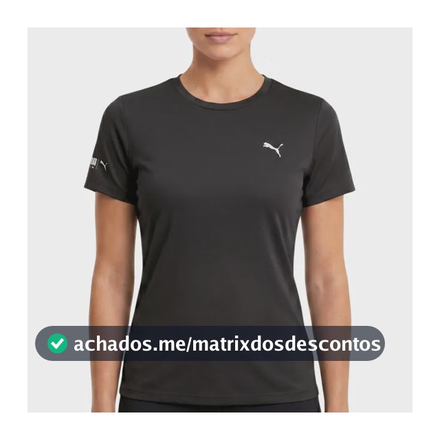 Camiseta Térmica Feminina Uv50+ Puma Manga Curta Original