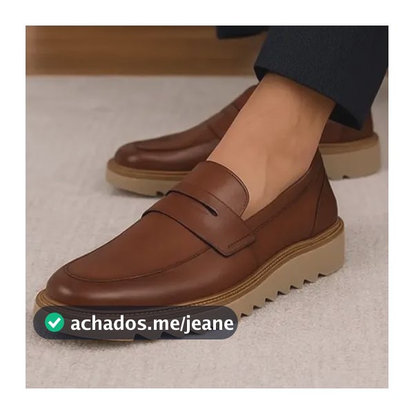 Loafer Tratorado Esporte Fino Social Mocassim Confortável
